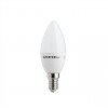 Лампа світлодіодна LED C37, E14, 5Вт, 150-300В, 4000K, 30000г, гарантія 3 роки.