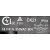 Кнопка бетономішалки 4 контакти 12A CK-21