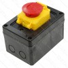 Кнопка бетономешалки в корпусе с крышкой 4 контакта 16A HCK5/4P